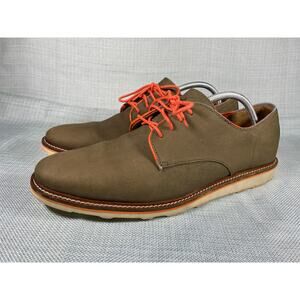 Polo Ralph Lauren Men's Wilber Oxford Shoe Men’s sz 12 12D Dark Green/Orange
